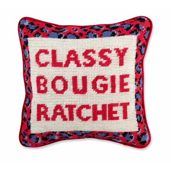 FURBISH STUDIO Other - NEW FURBISH STUDIO savage needlepoint pillow in red